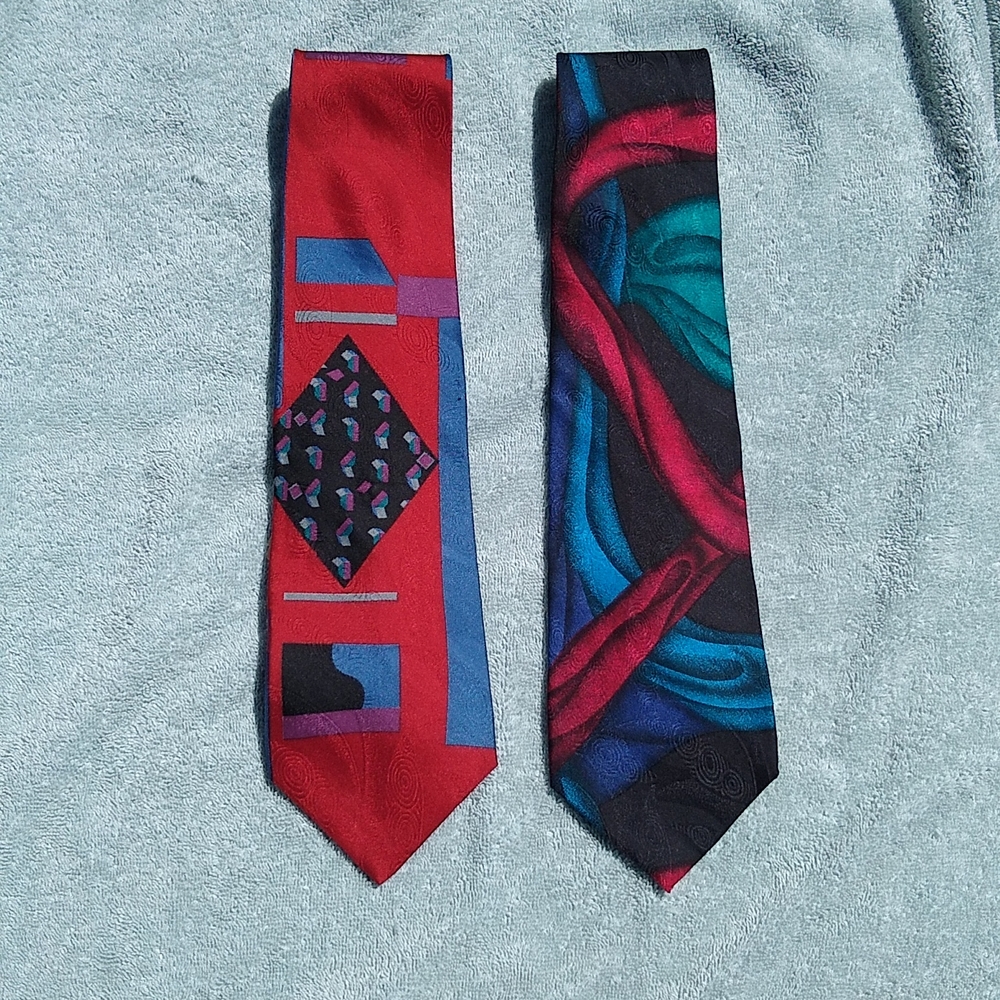 Bugatti Ties 100% Silk 2/$14